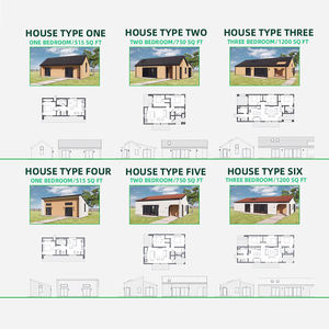 <span class=keywords><strong>Casa</strong></span> Prefabbricata Moderna di Alta Qualità in Acciaio Leggero, Resistente agli Uragani ed Ecologica, per Esterni - Product Image 6