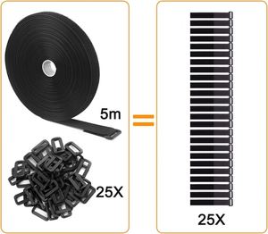 2-in-1 Eco-Friendly Nylon <b>Hook</b> and Loop Tape Double Sided Self-<b>Adhesive</b> for Cable Tie & Medical Storage Organization - Product Image 1