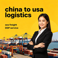 Transport maritime DDP rapide et dédouanement de fret LCL+Express de Chine vers les États-Unis avec assistance 24h/24 et 7j/7 et assurance pour les produits importés