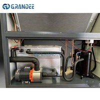 Système de refroidissement de boissons par refroidisseur d'eau à air de 15 CV pour ligne de remplissage de boissons gazeuses