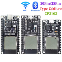 Carte de développement ESP32 WiFi+ à très faible consommation d'énergie, double cœur ESP-32 ESP-32S ESP 32, similaire à ESP8266
