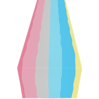 Chemin de table personnalisé en polyester arc-en-ciel Gay Genderflux, idéal pour les festivals, les rassemblements, les expositions et la décoration de fêtes à thème domestique