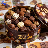 Offre Spéciale – Chocolats de Luxe de Formes Variées : Mini Chocolats Noirs Délicieux Personnalisables et Assortis