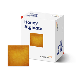 Honig-Calciumalginat-Dressing 2x2 Honig-Wund verband mit Kalzium-Honig-Patches für eine schnellere Wund versorgung - Product Image 1