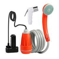 Nouveau kit de douche tendance pour salle de bain, douche à effet pluie portable rechargeable USB pour intérieur et extérieur, soins personnels