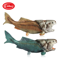 Vente en gros de jouets de dinosaures Dunkleosteus de 21 cm, modèle d'animal préhistorique peint à la main haute fidélité, collection de musée, cadeaux en PVC