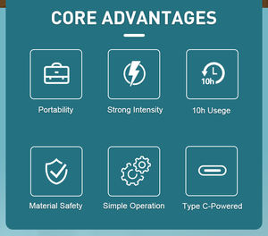DOMAS Tens Masajeador Aparato de masaje eléctrico para uso doméstico Tens Terapia física Tens Unidad Tens - Product Image 6