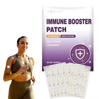 Patch transdermique topique certifié CE ISO, stimulant immunitaire, vitamines C et E, en tissu non tissé/film PU, 3x3cm, durée de conservation de 2 ans, usage quotidien