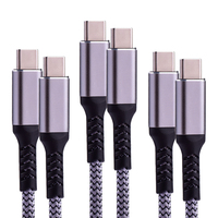 Cable personalizado de fábrica 20Gbps 100W tipo C 4K Video Cable de alta compatibilidad para estación de acoplamiento/MacBook/teléfono/portátil