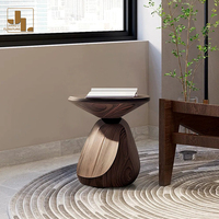 Style nordique salon noyer couleur canapé Table d'appoint hôtel chambre en bois rond petit coin Table meubles