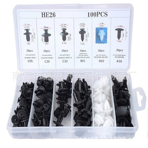 Auto <b>Clips</b> Set 280pcs Mixed Sizes For Subaru Chrysler Mazda Toyota Honda HE52 Repair Kit - Product Image 5