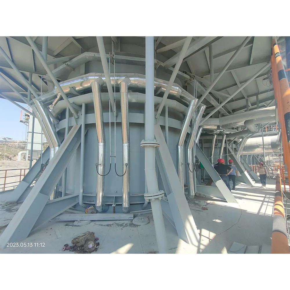 Large Capacity Double-chamber Shaft Kiln Vertical Lime Kiln for Active Lime Production Line