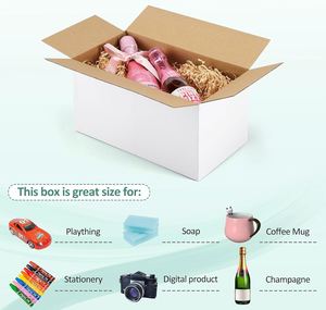 Custom Sizes Sturdy <b>White</b> Small Shipping <b>Boxes</b> Corrugated Paper Mailer Box Cardboard Mailing <b>Boxes</b> Distribution Packaging Box - Product Image 6
