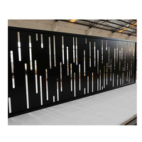 Pagar Privasi Aluminium Modern Ornamental Grosir, Pemotongan Laser Anti Karat untuk Proyek Teknik Kanada