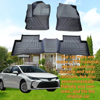 Convient pour 2022 + TOYOTA COROLLA CROSS avec tapis de voiture de protection tous temps