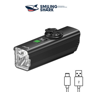 Smiling Shark TG3 Phare avant de vélo rechargeable par USB, lumière LED pour le cyclisme - Product Image 5