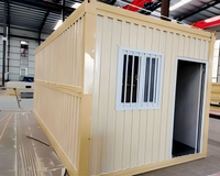 Contenedor Industrial Plegable: Opción Económica para Obras de Construcción, Campamentos y Restaurantes, Fabricado con Panel Sándwich de Acero