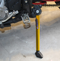 Support de pied latéral modifié pour moto tout-terrain béquille en alliage d'aluminium multicolore pour Honda CRF250 L/RALLY