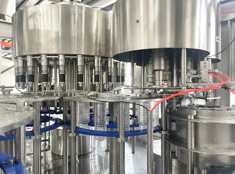 Mesin produksi pengisi air Mineral/murni botol PET lengkap otomatis penuh/senar/perlengkapan