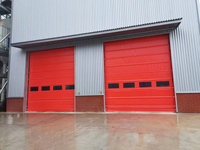 Porte pliante à grande vitesse IdealDoor, porte industrielle, cadre en PVC, capteur de sécurité pour chariots élévateurs, usines de fabrication, 1 an de garantie