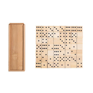 Juego de dominó de madera maciza de bambú de 28 piezas, juego de mesa doble de 6 azulejos, alto valor de entretenimiento, barra de fiesta, juguetes de bloques de construcción - Product Image 6