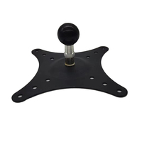 Soporte Ajustable para Tablet, Base de Aleación de Aluminio para Monitor, Placa de Bola de 1 Pulgada, Adaptador VESA 100 para iMac