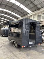 Gerobak Hot Dog Mobile, Truk Kopi, Trailer, Truk Makanan dengan Dapur Lengkap, Kios Makanan Jalanan, Gerobak Hot Dog Multifungsi