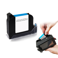 12,7mm Media pulgada Altura de impresión Tubo de PVC Impresora de inyección de tinta continua de mano Interfaz USB Código de lote de stock Fecha de caducidad Chino