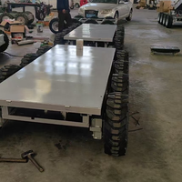 Quad tout-terrain agricole électrique 8 roues motrices avec CAN Bus RS485 et pilote ROS2 disponible