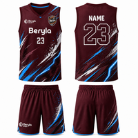 Camiseta de Baloncesto Beryla Personalizada, Unisex, Estilo Hip Hop, Sublimada, Sin Mangas, Tallas Grandes, Secado Rápido, Transpirable, Venta al Por Mayor