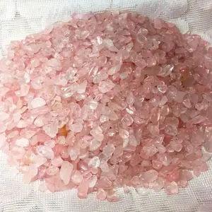 Natürlicher Kristall Unregelmäßiger Rosenquarz Roher Mineral kristall quarz Heilung