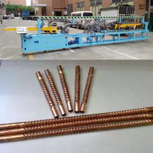 High-quality Automatic Decorative Iron Stainless Steel Pipe And Tube Twisting Threading Machine