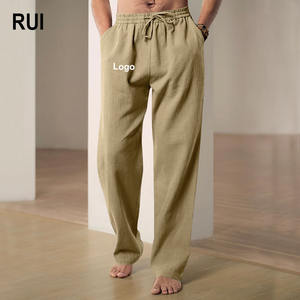 RUIQUWIN 2025 nouveaux vêtements de sport décontractés pour hommes taille haute lâche respirant jambe droite pantalon avec poches à séchage rapide grande taille pantalon - Product Image 1