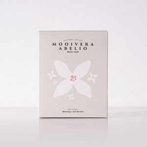 Paquete de 10 Mascarillas Faciales Blanqueadoras con Niacinamida Mooivera Abelio, Aclara el Tono de Piel, Cosmética Coreana Vegana Halal, Tendencia Popular - Product Image 6