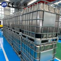 Conteneur mobile IBC en acier inoxydable certifié CE ISO pour le stockage de liquides chimiques, d'huile et d'eau