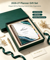 Agenda personnalisé, organiseur, magazines, carnet, livre, journal personnalisé, coffret cadeau, reliure spirale, couverture en cuir, planificateur