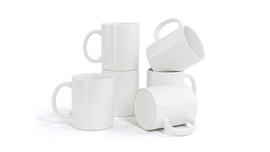 Vente en gros de tasses à thé en grès AAA 11oz bon marché, tasses à café avec impression par transfert de chaleur et sublimation en céramique blanche avec logo personnalisé et boîte - Product Image 3