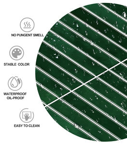 Jorunns 12icnh nhà bếp backsplash Vinyl 3D bóng màu xanh lá cây tàu điện ngầm vỏ và dính tường gạch sticker hình nền - Product Image 3