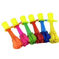 Vente en gros de ballons à eau en latex de 3 pouces 216 pièces/sac auto-scellants à remplissage rapide et ballons à eau de bombe magique d'été en plein air