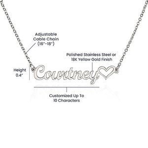Collar con Colgante de Corazón y Nombre Personalizado en Cobre, Tarjeta con Texto Personalizado, Regalo Romántico para tu Pareja - Product Image 4