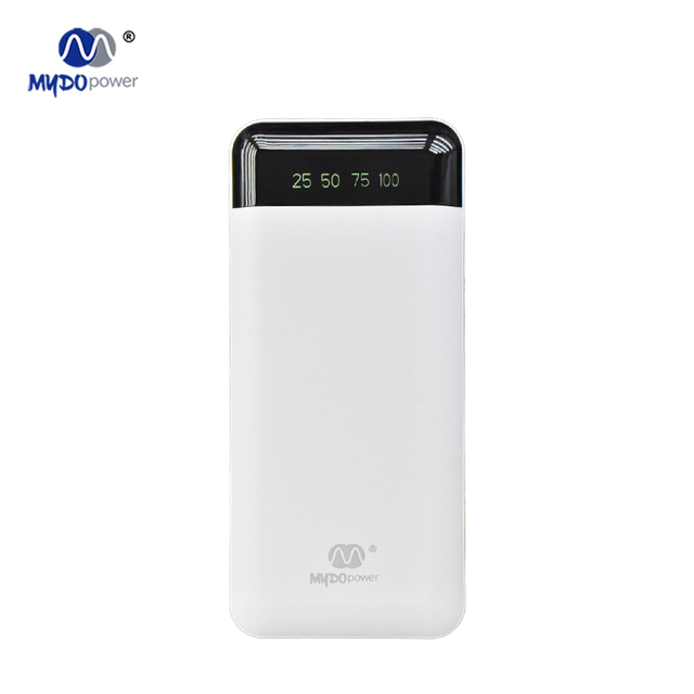 Portable Mini Type-C Power Bank 20000mAh Fast Charging Rechargeable with Cable 10W Output Micro USB Interface LI-Polymer Battery