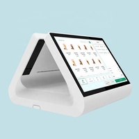Terminal de paiement tactile à double écran de 12 pouces pour point de vente, idéal pour les entreprises