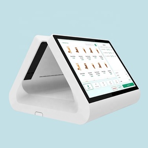 12 inch Máy tính để bàn Màn hình kép <span class=keywords><strong>POS</strong></span> đặt hàng màn hình cảm ứng điểm của bán màn hình cảm ứng thanh toán thiết bị đầu cuối cho doanh nghiệp - Product Image 2