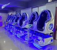 Simulateur de jeu VR d'occasion, Machine Egg Machine, pour salle d'arcade et cinéma, avec fonction Montagnes Russes, incluant un fauteuil individuel Egg Chair, Équipement de réalité virtuelle