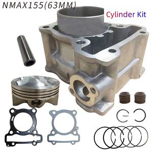 Kit de cylindre pour moto, adapté aux Yamaha NMAX155 TRICITY R15 avec moteur de scooter à alésage large de 63 mm - Product Image 2