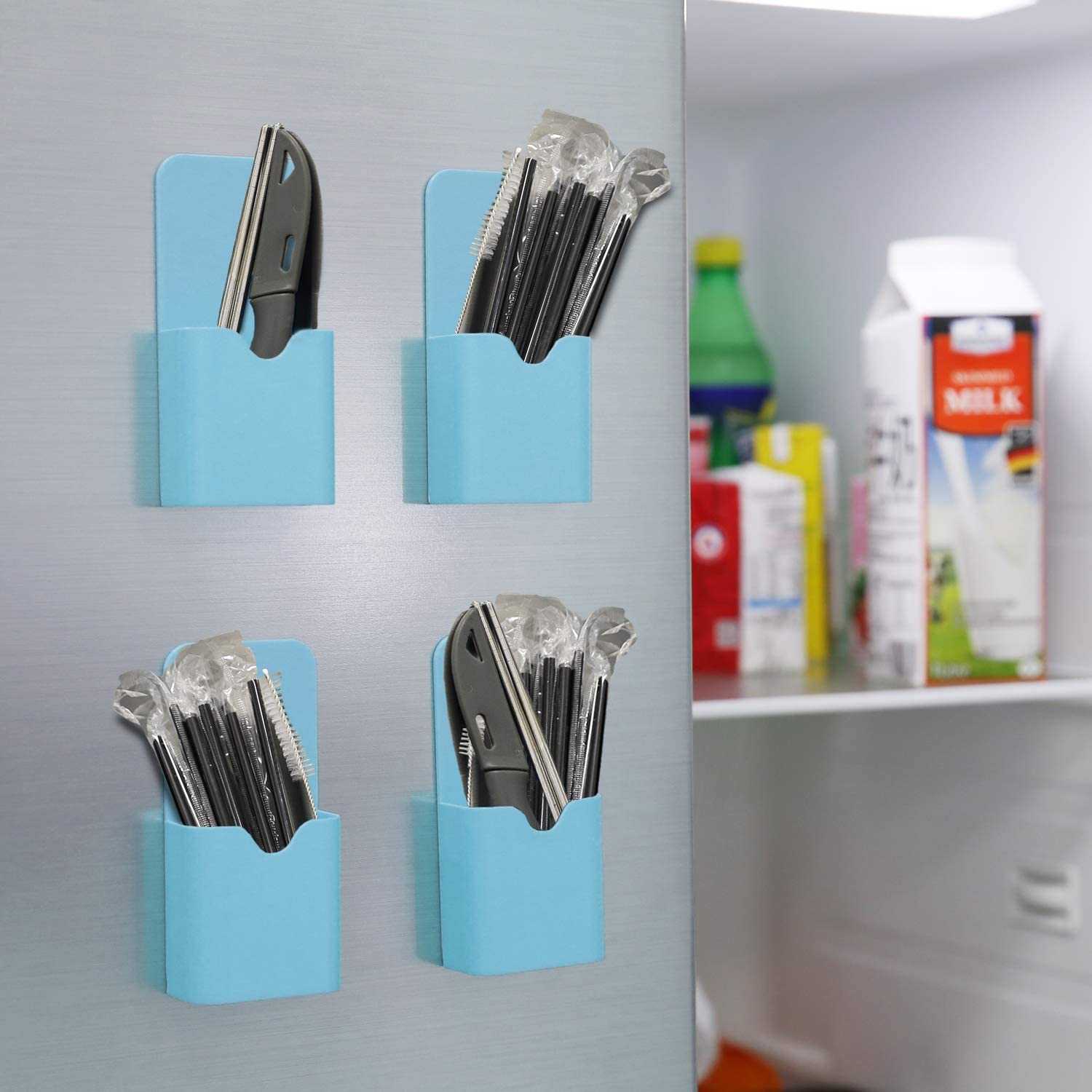Tempat Pena Magnetik Dekorasi Kulkas dan Organisasi, Dudukan Pena Magnetik untuk Papan Tulis