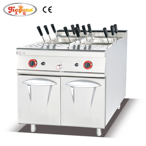Cuisinière à pâtes au gaz avec armoire (6 paniers, dimensions : 27,5*13*12,5 cm) *Dispositif de sécurité anti-flamme. Dispositif d'allumage antidéflagrant. - Product Image 1