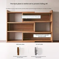 Étagère à livres en bois simple pour la maison, étagère de rangement multi-niveaux, rangement pour enfants, petit placard, design artistique, montage facile