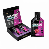 Boisson liquide orale à la créatine saveur myrtille, absorption rapide, force musculaire, pré-entraînement, vente en gros, OEM, marque privée