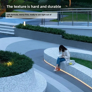 Revestimiento Líquido de Piedra Lavada Wufushan para Patios de Comunidades Residenciales, Balcones, Paredes Exteriores, Pavimentación de Caminos y Paisajes Secos Zen - Product Image 2